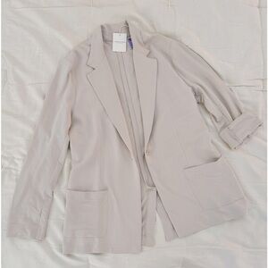 Majestic Filatures French Deluxe Tee Shirt Button Blazer